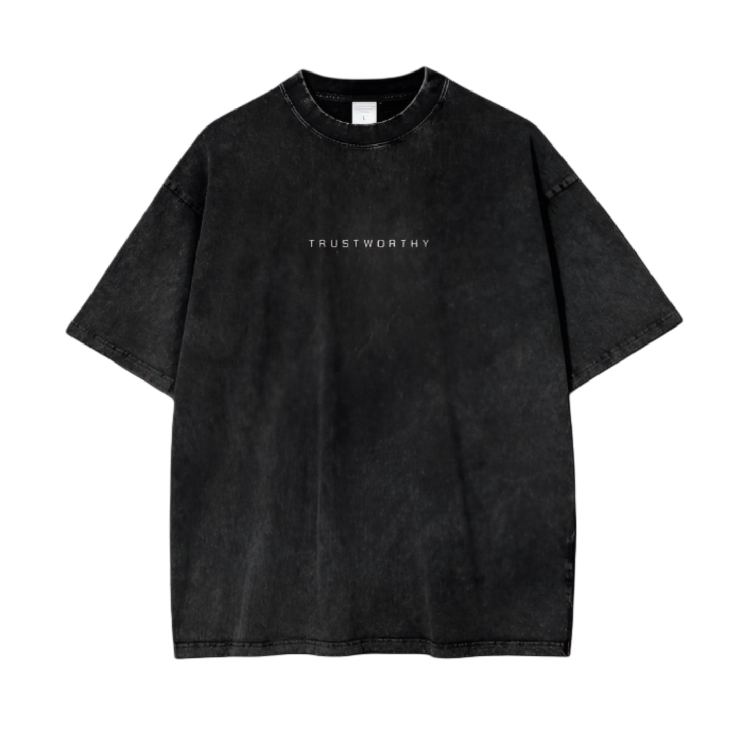 TRUSTWORTHY 002 - COLLEGE DROP ACID WASHED TEE