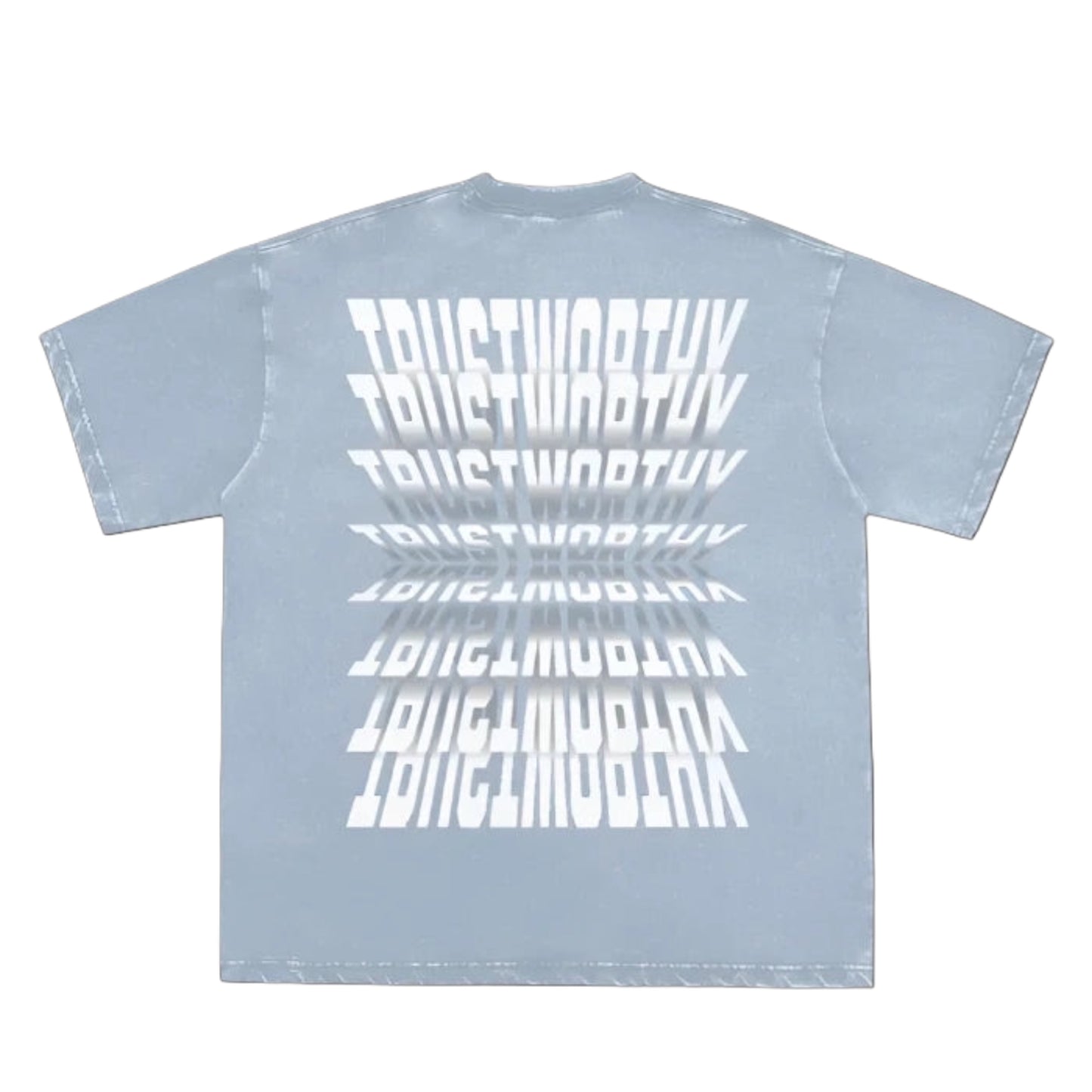 TRUSTWORTHY 004 - BUILT ON TRUST DROP ACID WASHED TEE