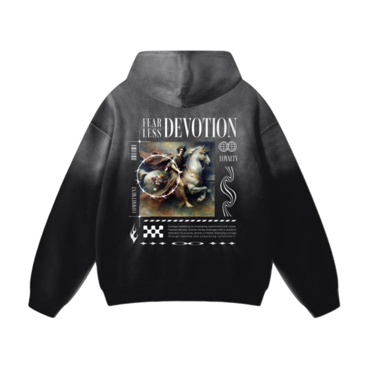 TRUSTWORTHY 013 - DEVOTED DROP ACID WASHED HOODIE